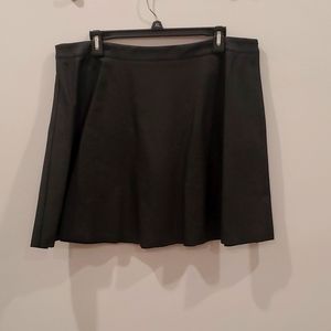 Vince Camuto faux black leather skirt